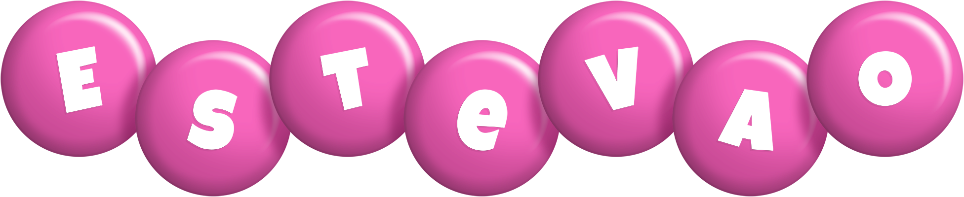 Estevao candy-pink logo