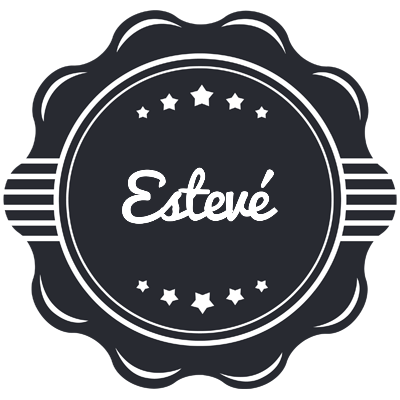Estevé badge logo
