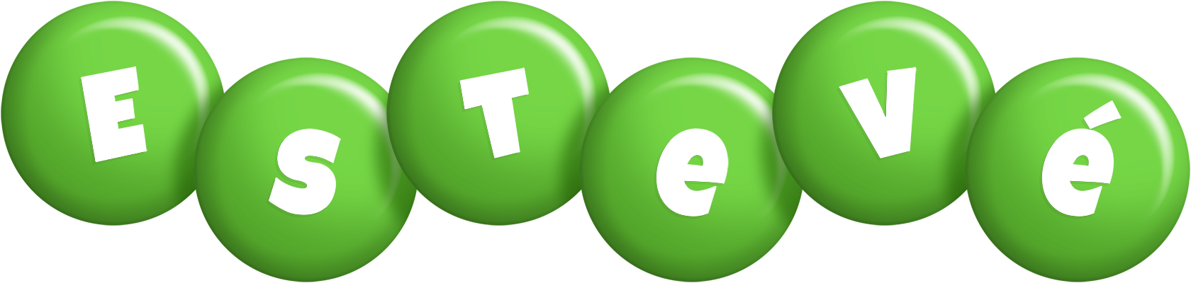 Estevé candy-green logo