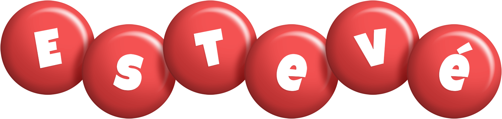 Estevé candy-red logo