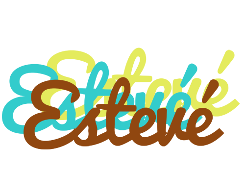 Estevé cupcake logo