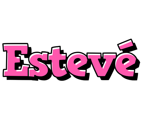 Estevé girlish logo