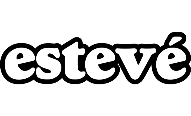 Estevé panda logo