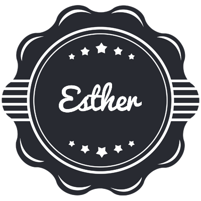Esther badge logo