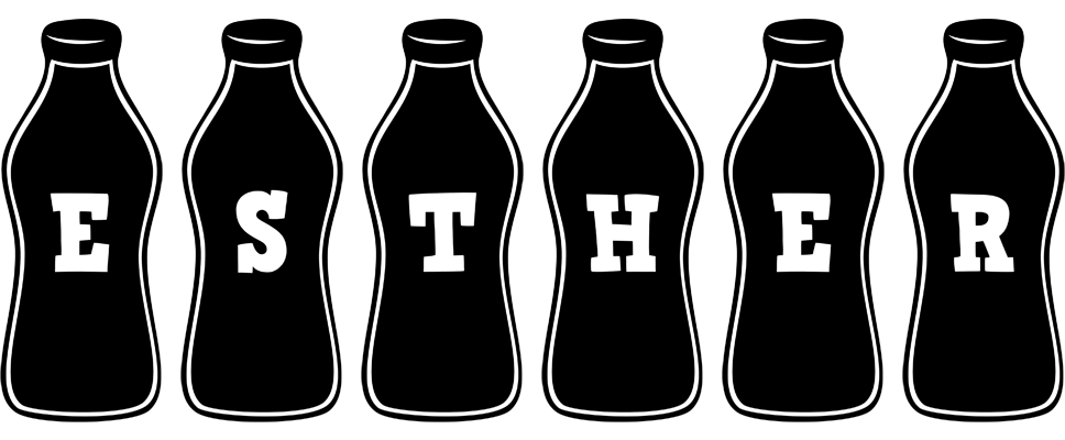 Esther bottle logo