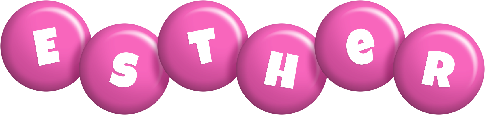 Esther candy-pink logo