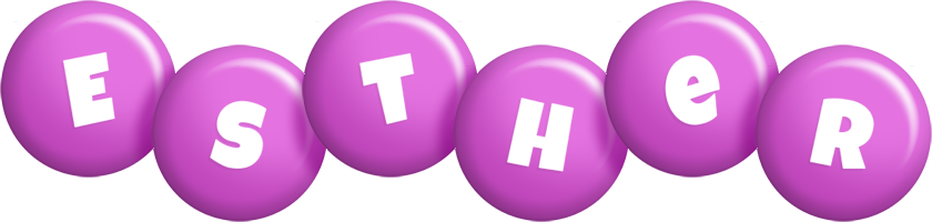 Esther candy-purple logo