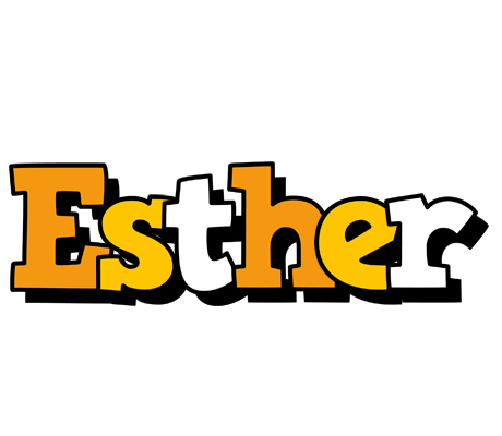 Esther cartoon logo