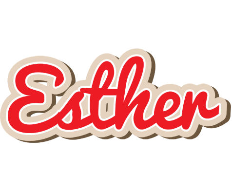 Esther chocolate logo