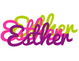 Esther flowers logo