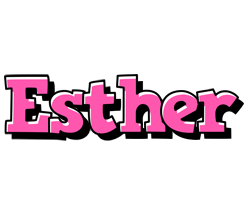 Esther girlish logo