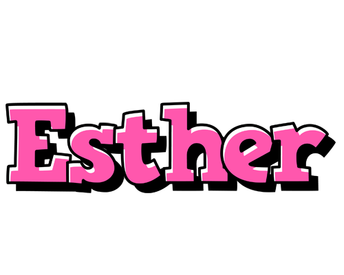 Esther girlish logo