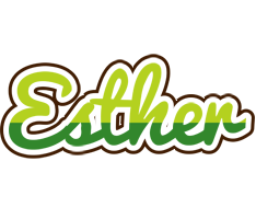 Esther golfing logo