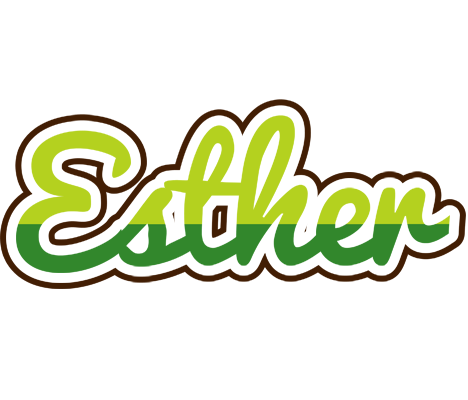 Esther golfing logo