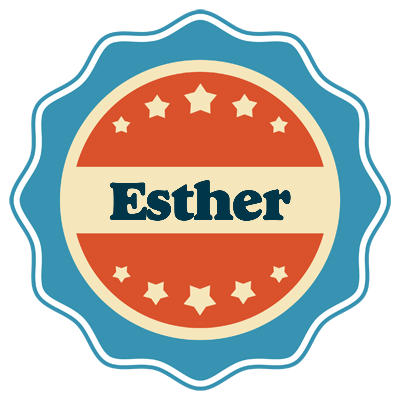 Esther labels logo