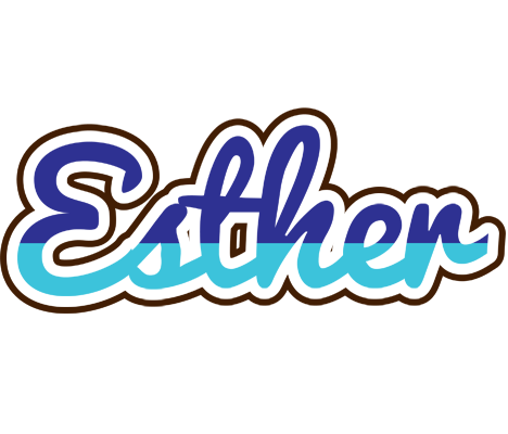 Esther raining logo