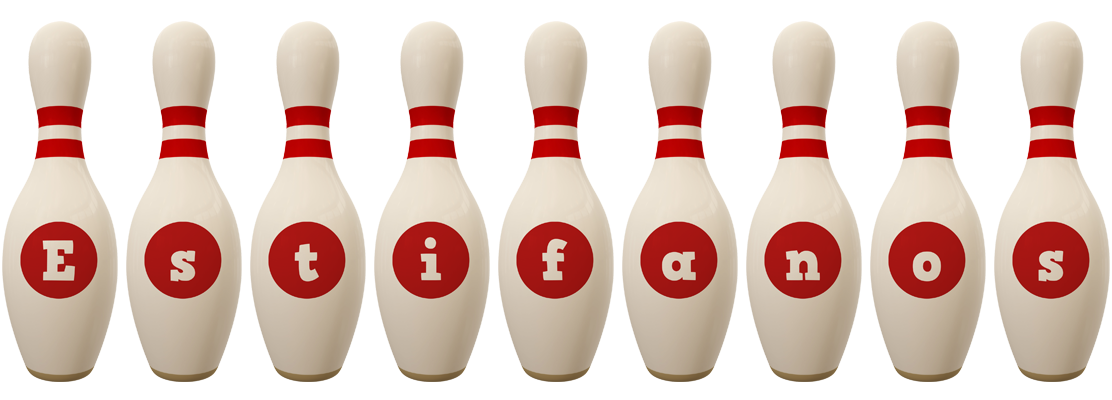 Estifanos bowling-pin logo