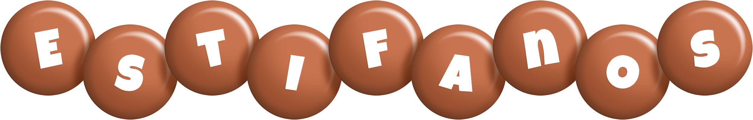 Estifanos candy-brown logo