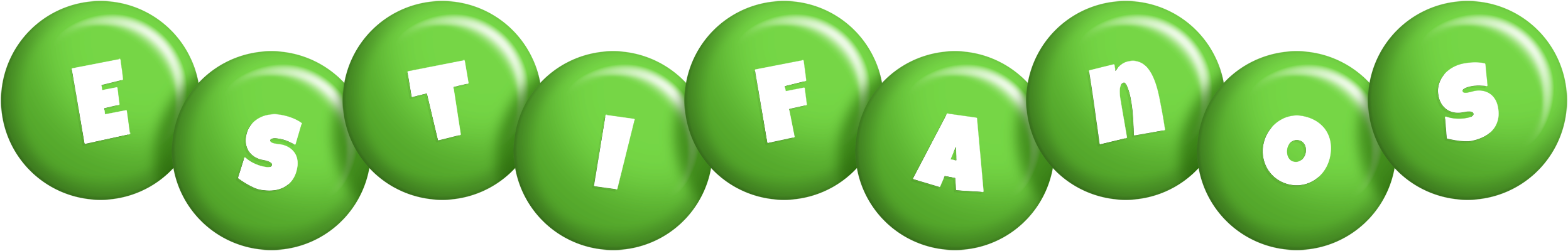 Estifanos candy-green logo