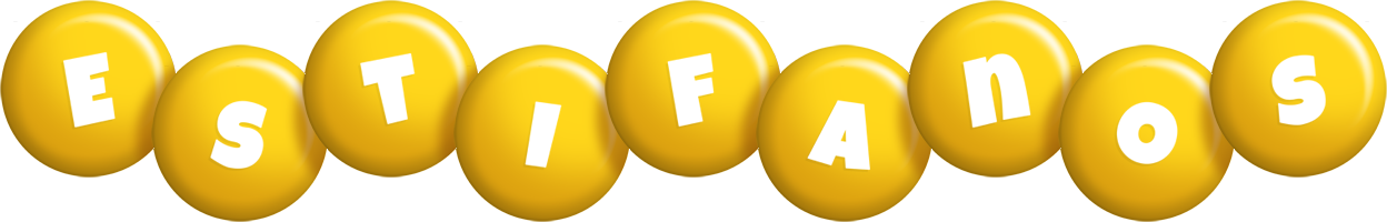 Estifanos candy-yellow logo