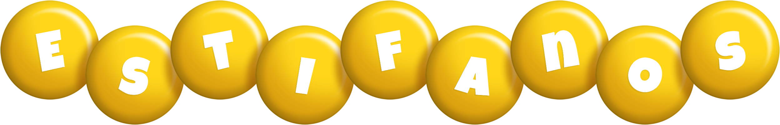 Estifanos candy-yellow logo