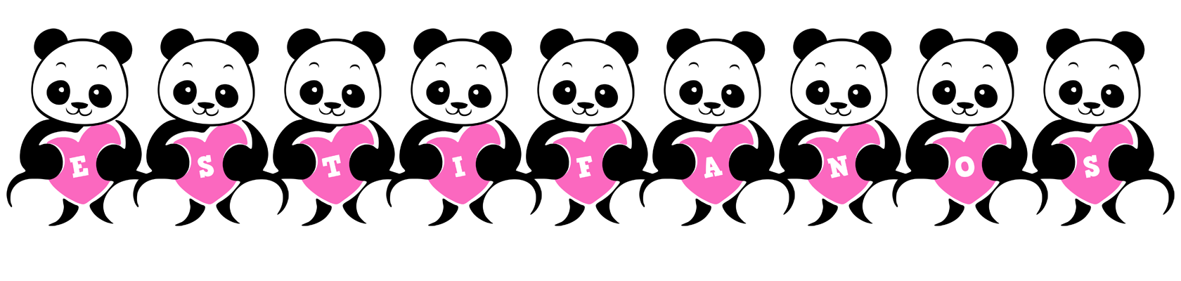 Estifanos love-panda logo