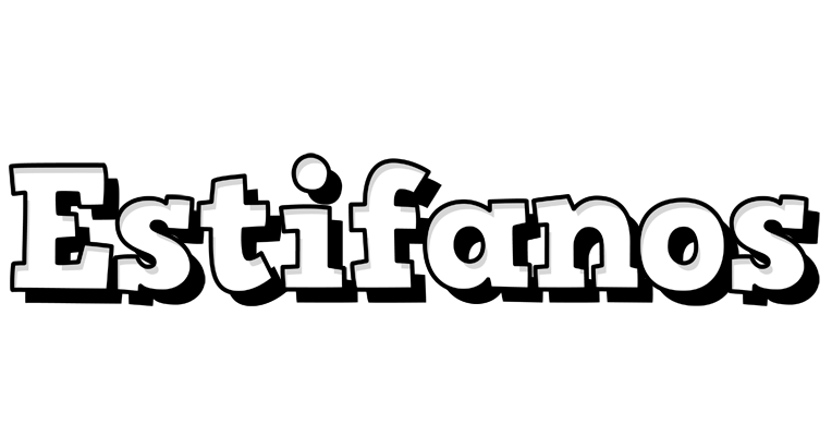 Estifanos snowing logo