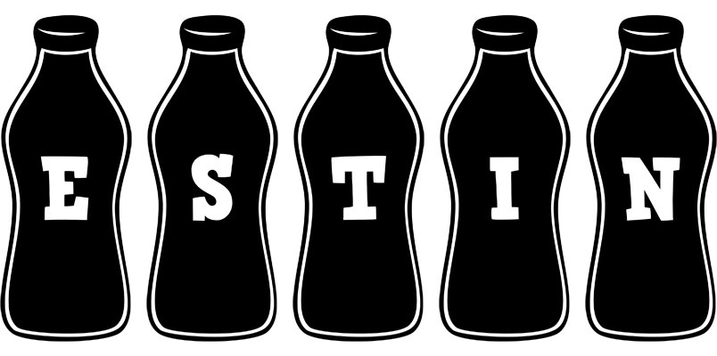 Estin bottle logo