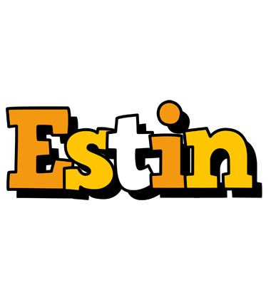 Estin cartoon logo
