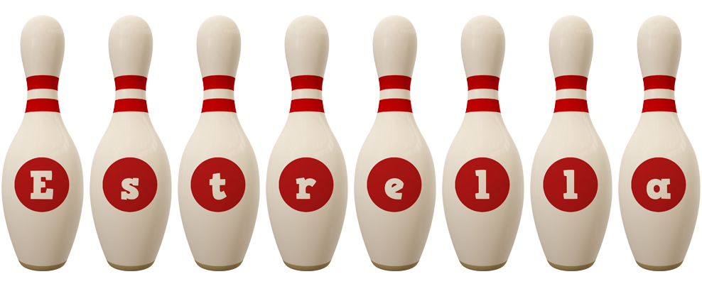 Estrella bowling-pin logo
