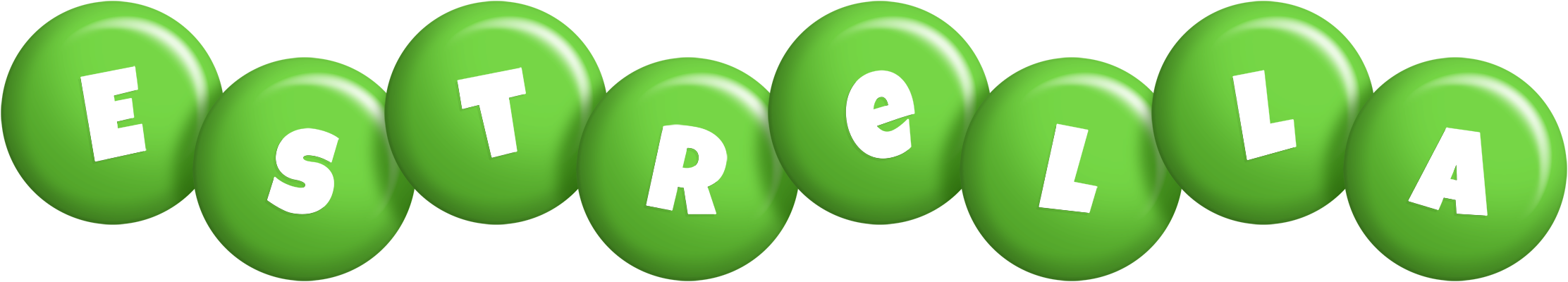 Estrella candy-green logo