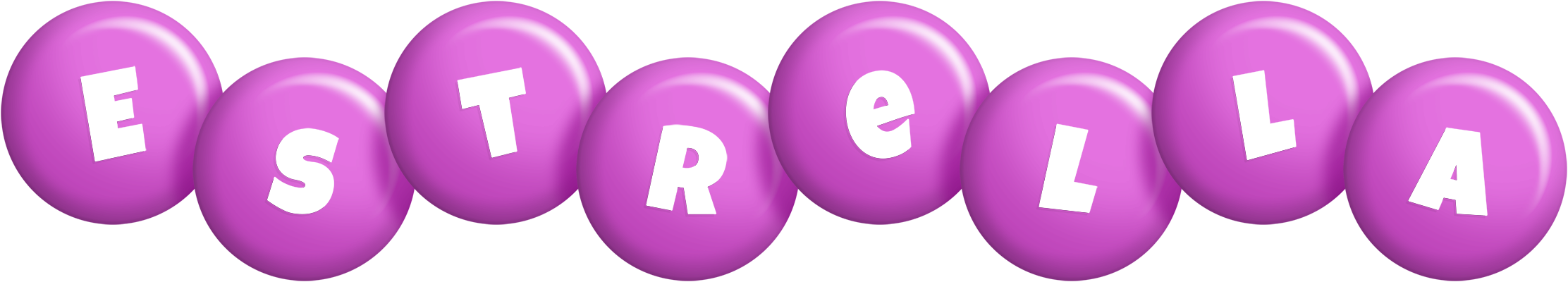 Estrella candy-purple logo