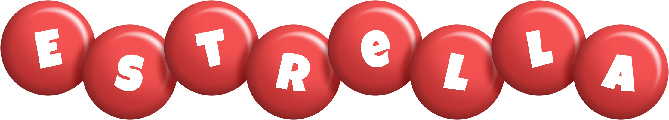 Estrella candy-red logo