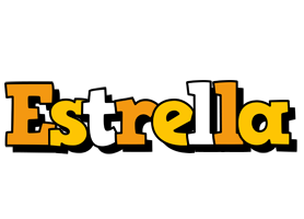 Estrella cartoon logo