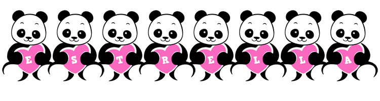 Estrella love-panda logo