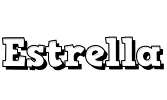 Estrella snowing logo
