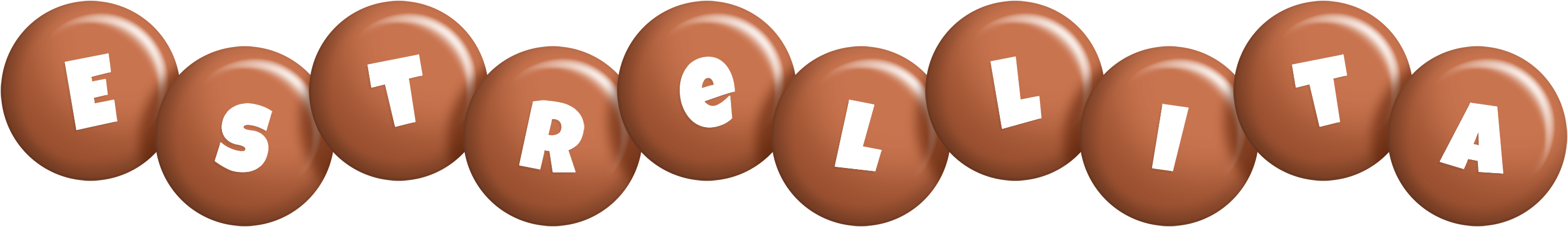 Estrellita candy-brown logo