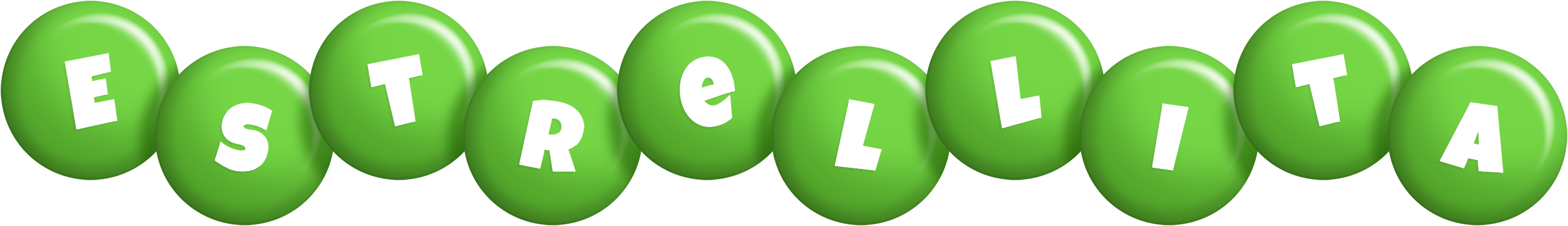 Estrellita candy-green logo