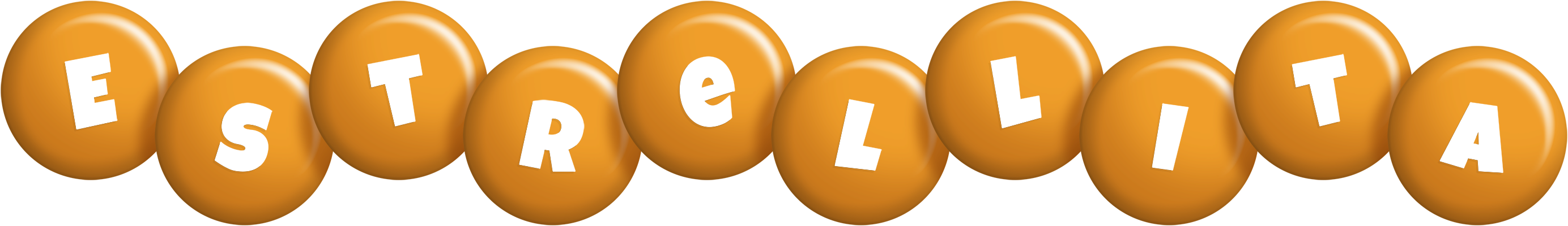 Estrellita candy-orange logo