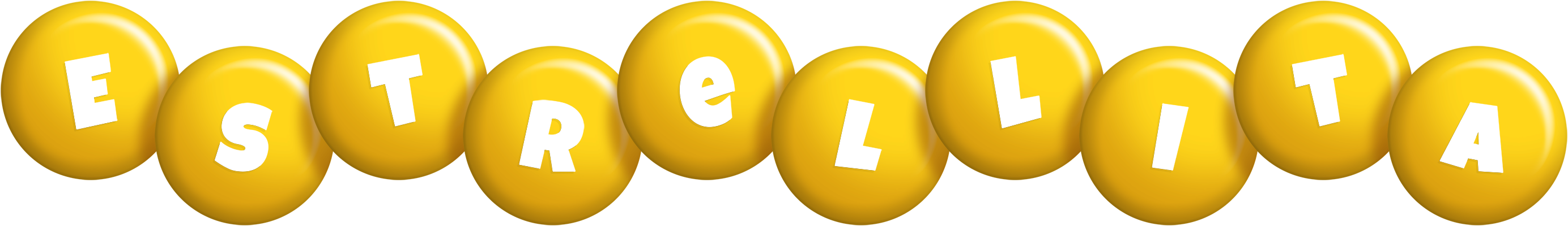 Estrellita candy-yellow logo