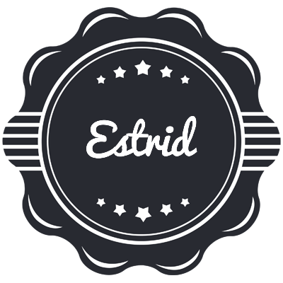 Estrid badge logo