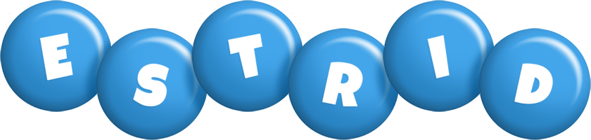 Estrid candy-blue logo