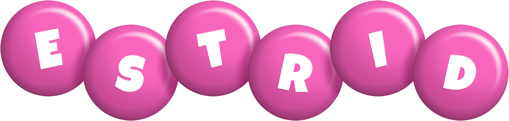 Estrid candy-pink logo