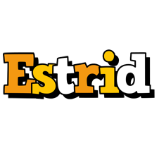 Estrid cartoon logo