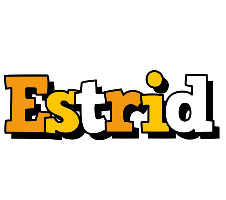 Estrid cartoon logo