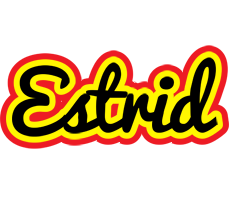 Estrid flaming logo