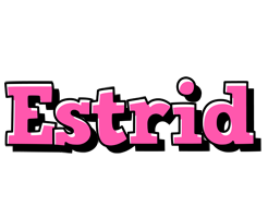 Estrid girlish logo