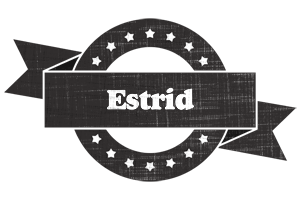 Estrid grunge logo