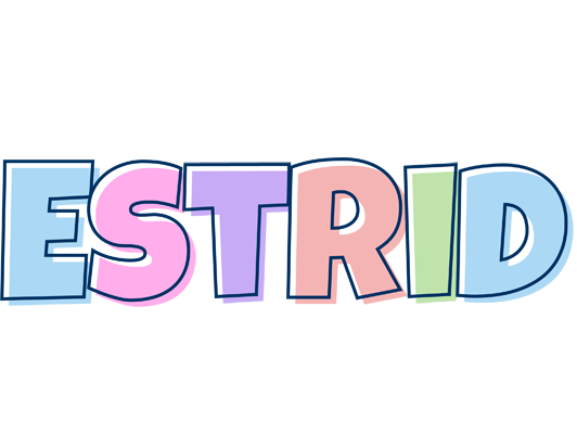 Estrid pastel logo