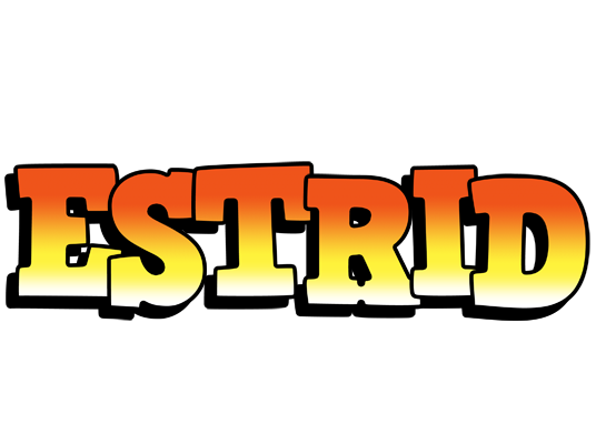 Estrid sunset logo
